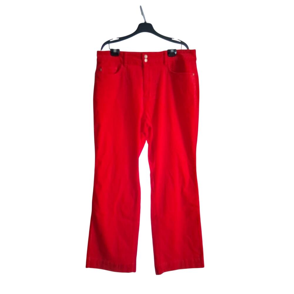 Judy Blue corduroy pants womens 18W red trouser